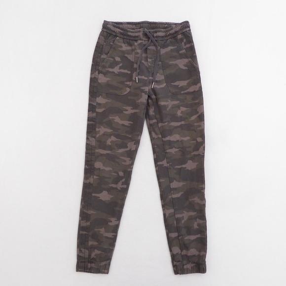 Athleta Pants - Athleta Farallon Joggers Camo Brown Elastic Waist Drawstring Women's Size 0